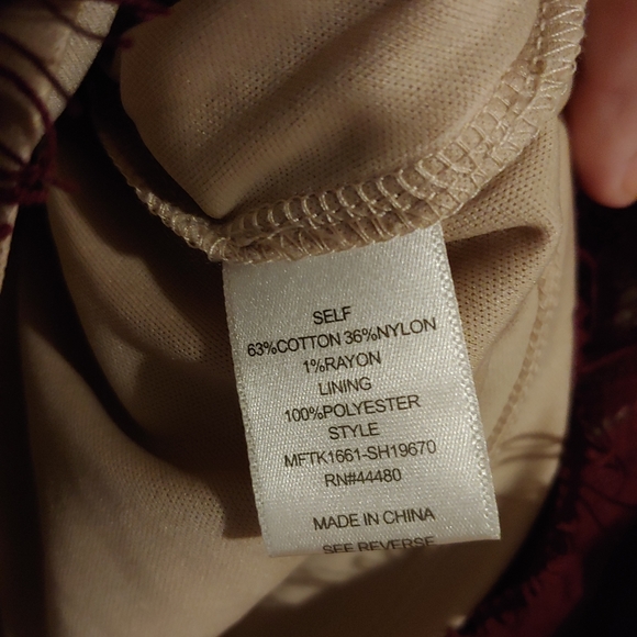 Burgundy Top - Picture 6 of 7